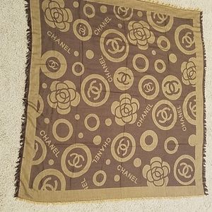 CHANEL scarf, NWT, 54"x56"